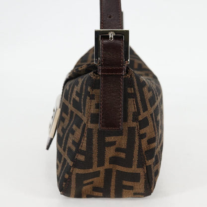 Fendi Brown Canvas Baguette