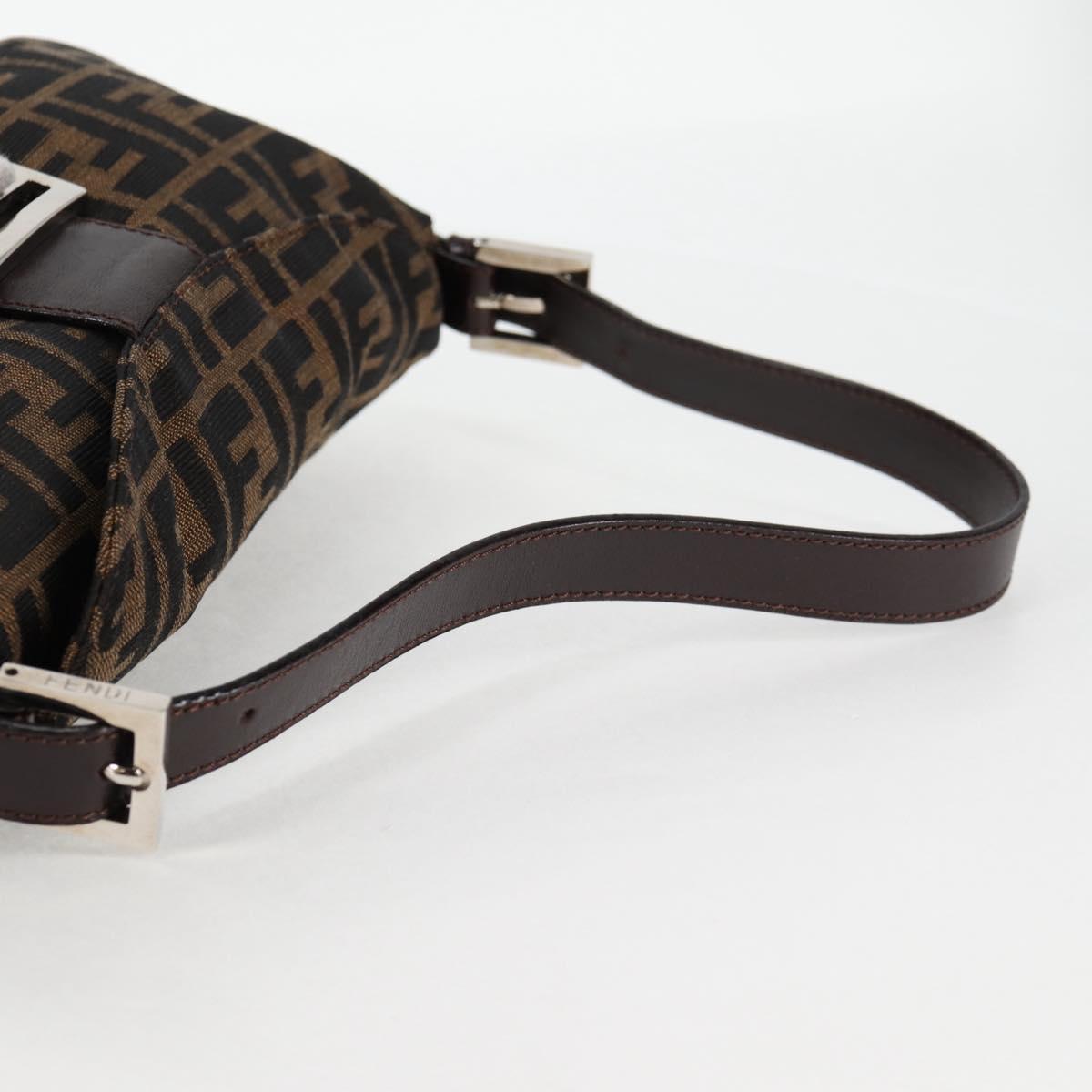 Fendi Brown Canvas Baguette
