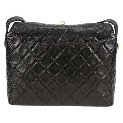 Chanel Black Leather Quilted