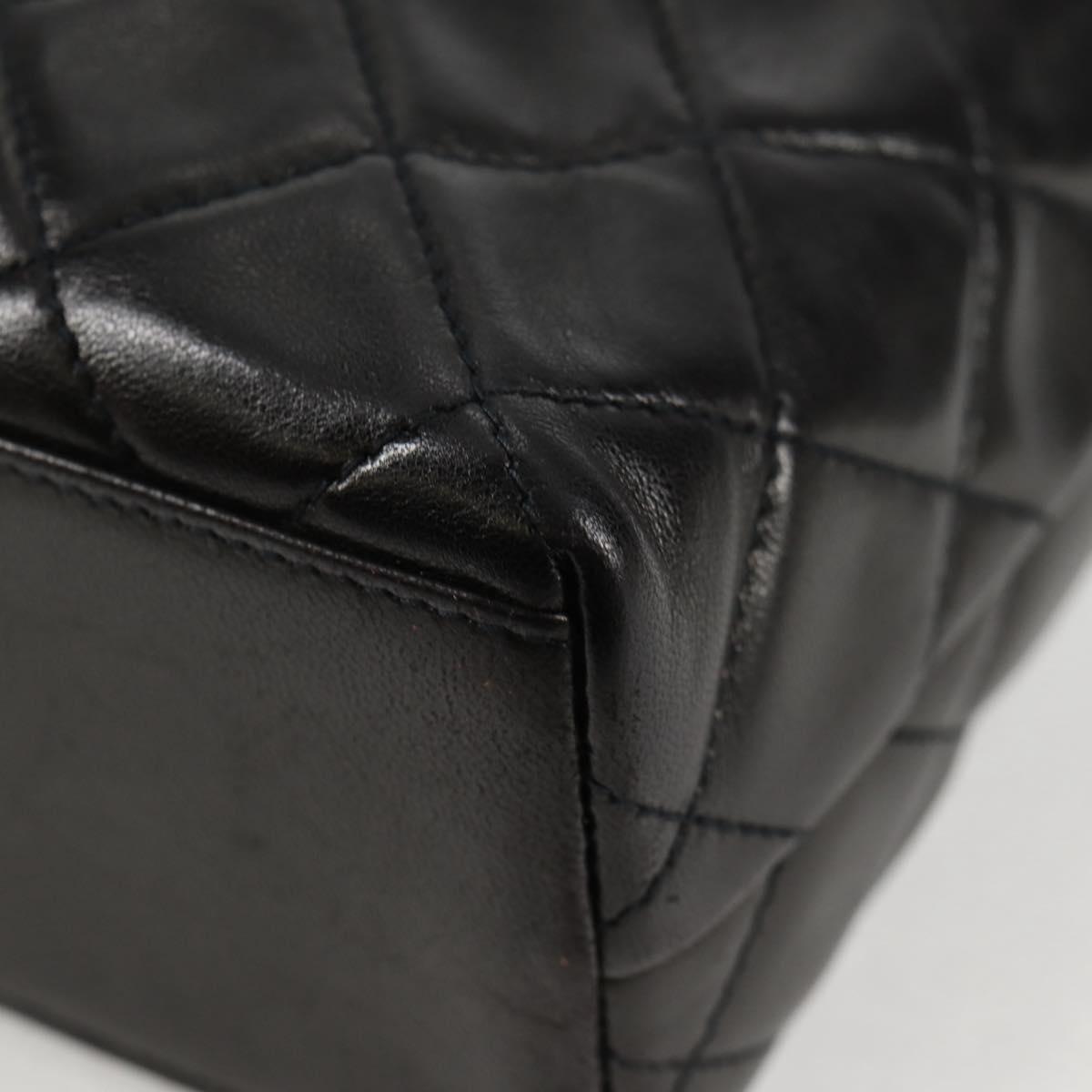 Chanel Black Leather Quilted