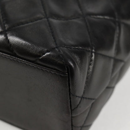 Chanel Black Leather Quilted