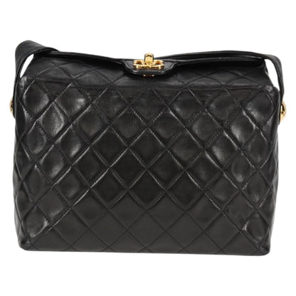 Chanel Black Leather Quilted