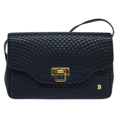Bally Blue Leather Shoulder