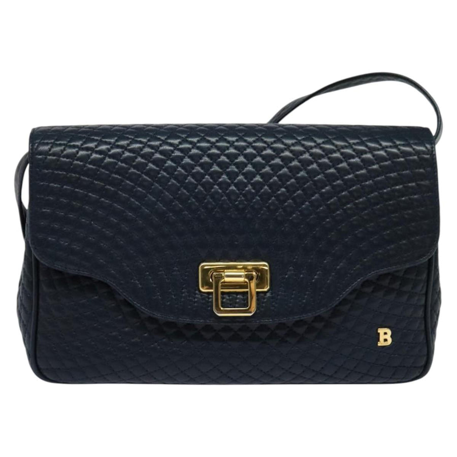 Bally Blue Leather Shoulder