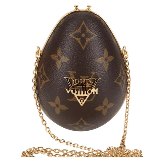 Louis Vuitton Brown Canvas Egg Bag