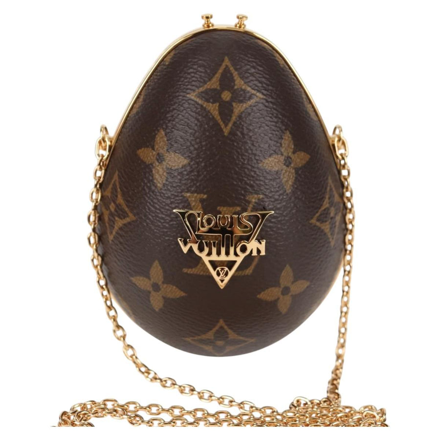 Louis Vuitton Brown Canvas Egg Bag