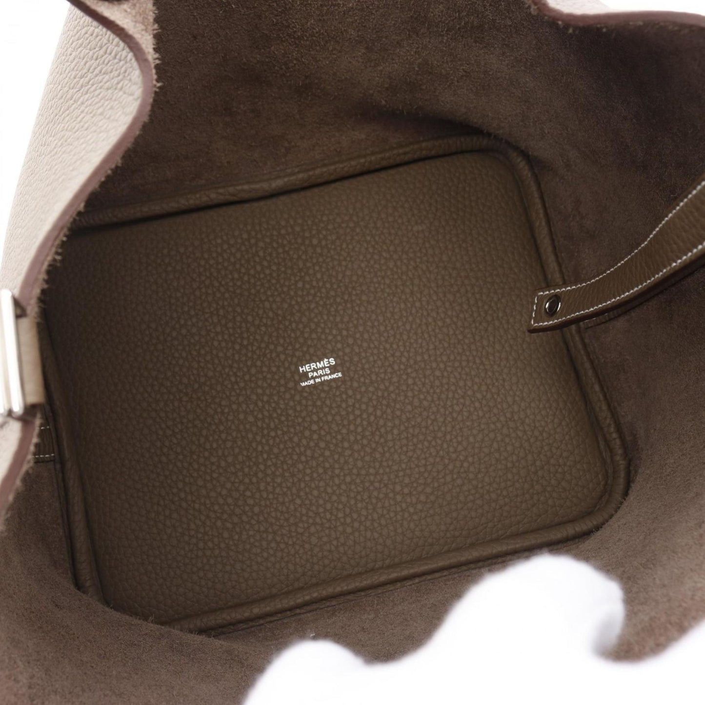 Hermès Brown Leather Picotin Lock