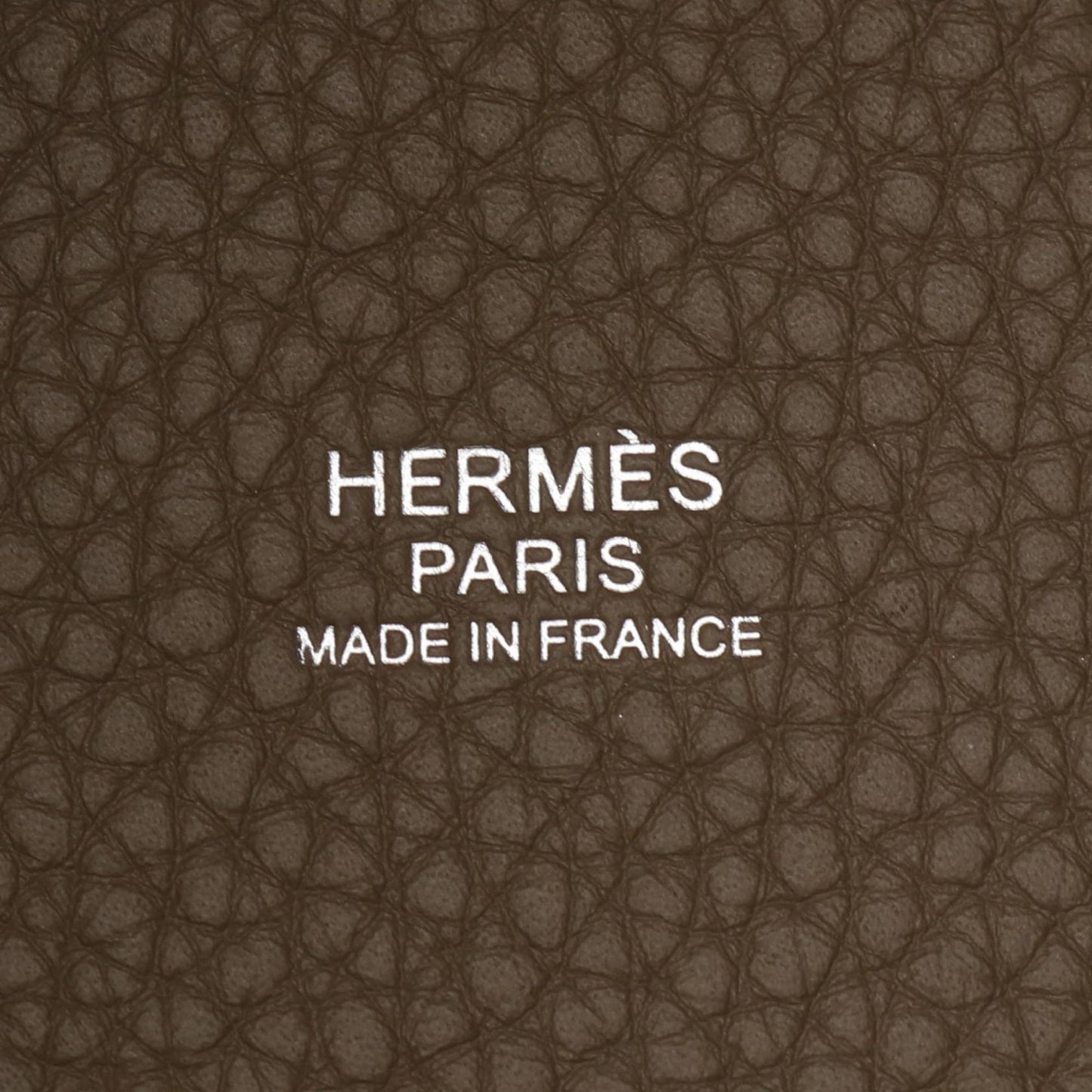 Hermès Brown Leather Picotin Lock