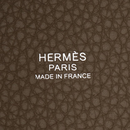 Hermès Brown Leather Picotin Lock