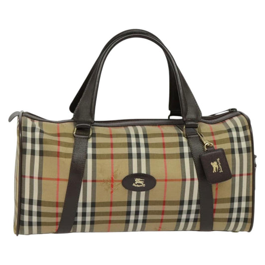 Burberry Brown Canvas Haymarket