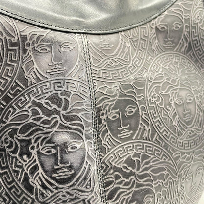 Versace Black Leather Medusa