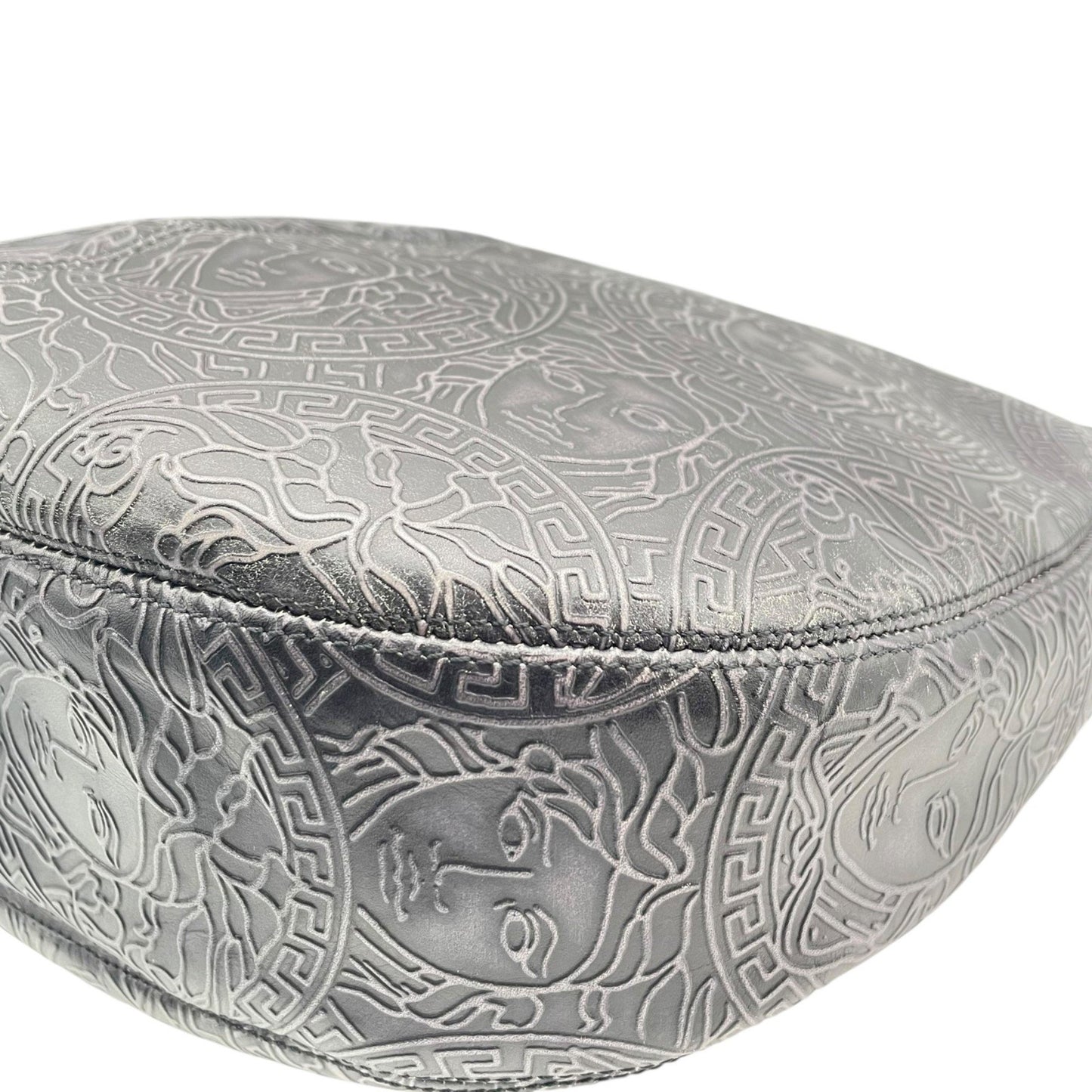 Versace Black Leather Medusa