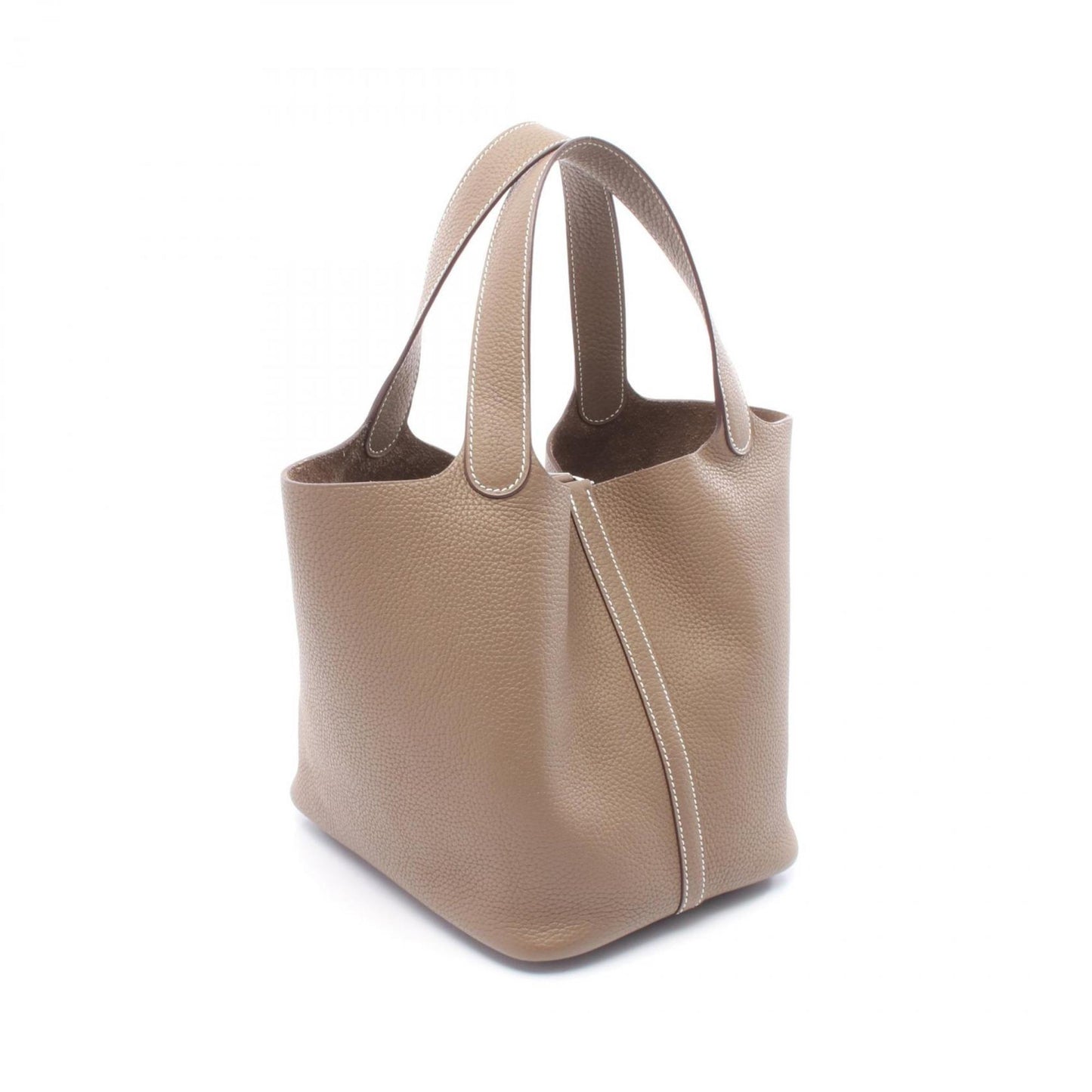 Hermès Brown Leather Picotin Lock