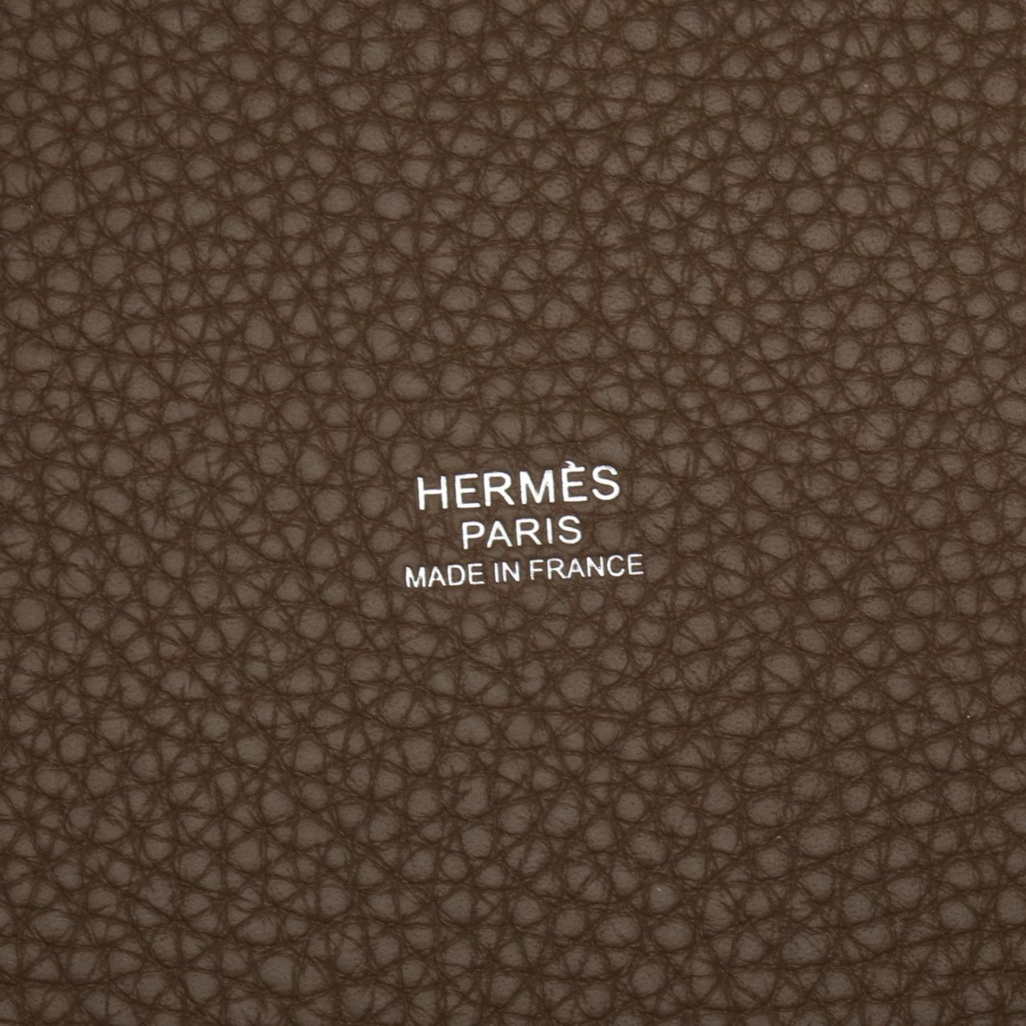 Hermès Brown Leather Picotin Lock
