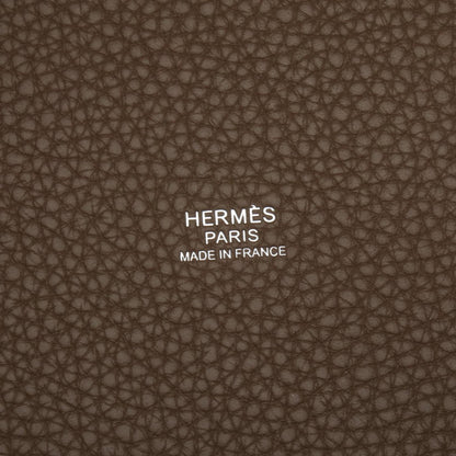 Hermès Brown Leather Picotin Lock