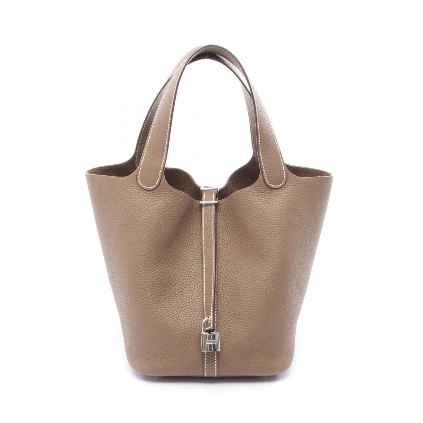 Hermès Brown Leather Picotin Lock