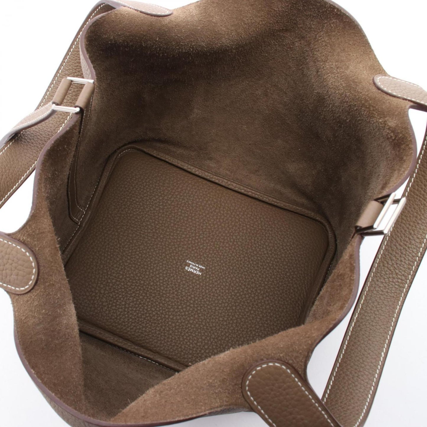 Hermès Brown Leather Picotin Lock