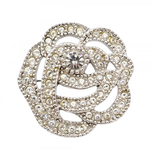 Dior Silver Metal Brooch