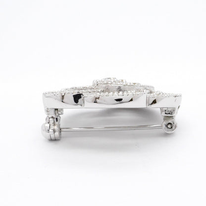 Dior Silver Metal Brooch