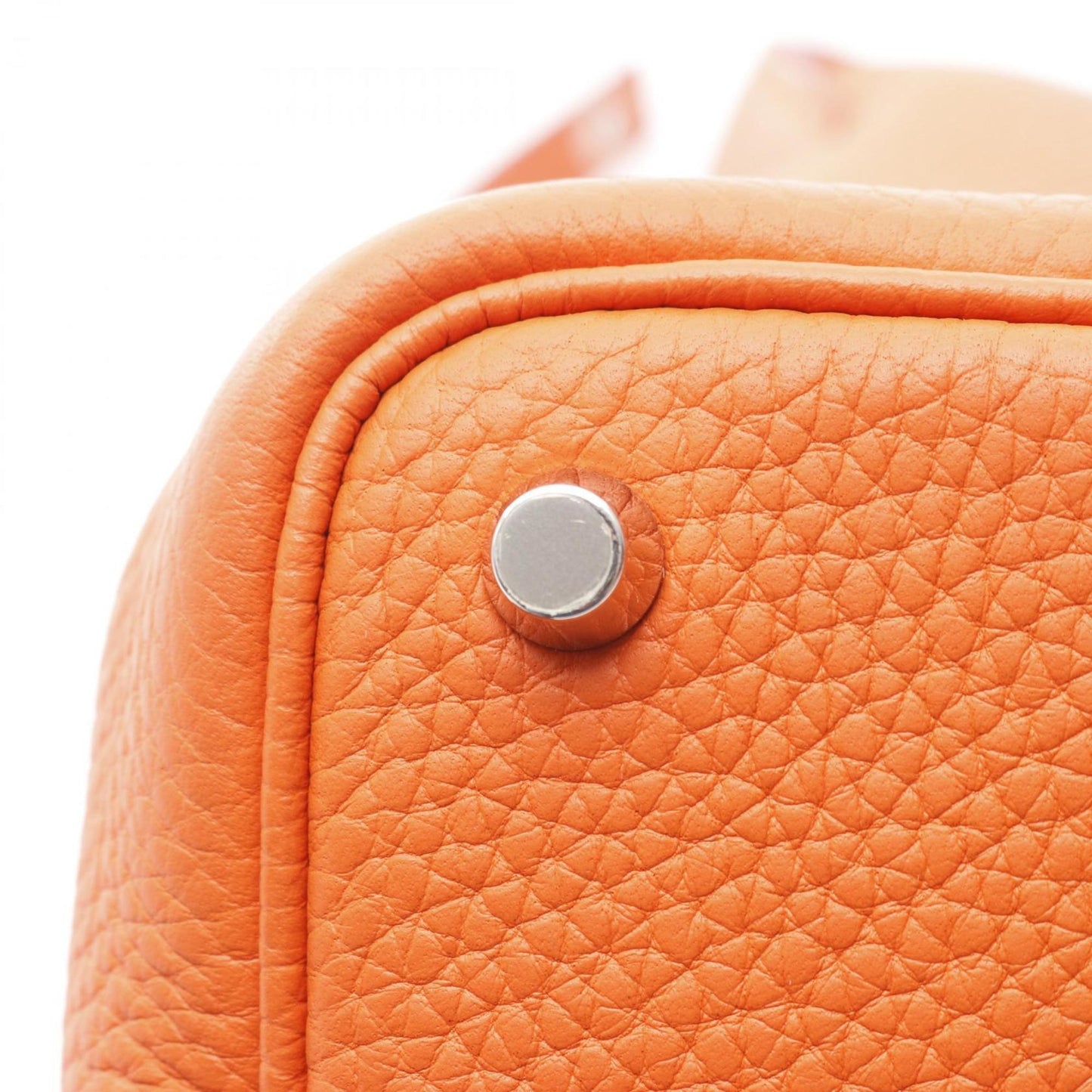 Hermès Orange Leather Picotin Lock