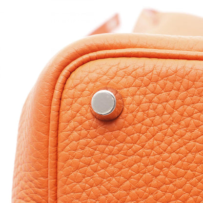 Hermès Orange Leather Picotin Lock
