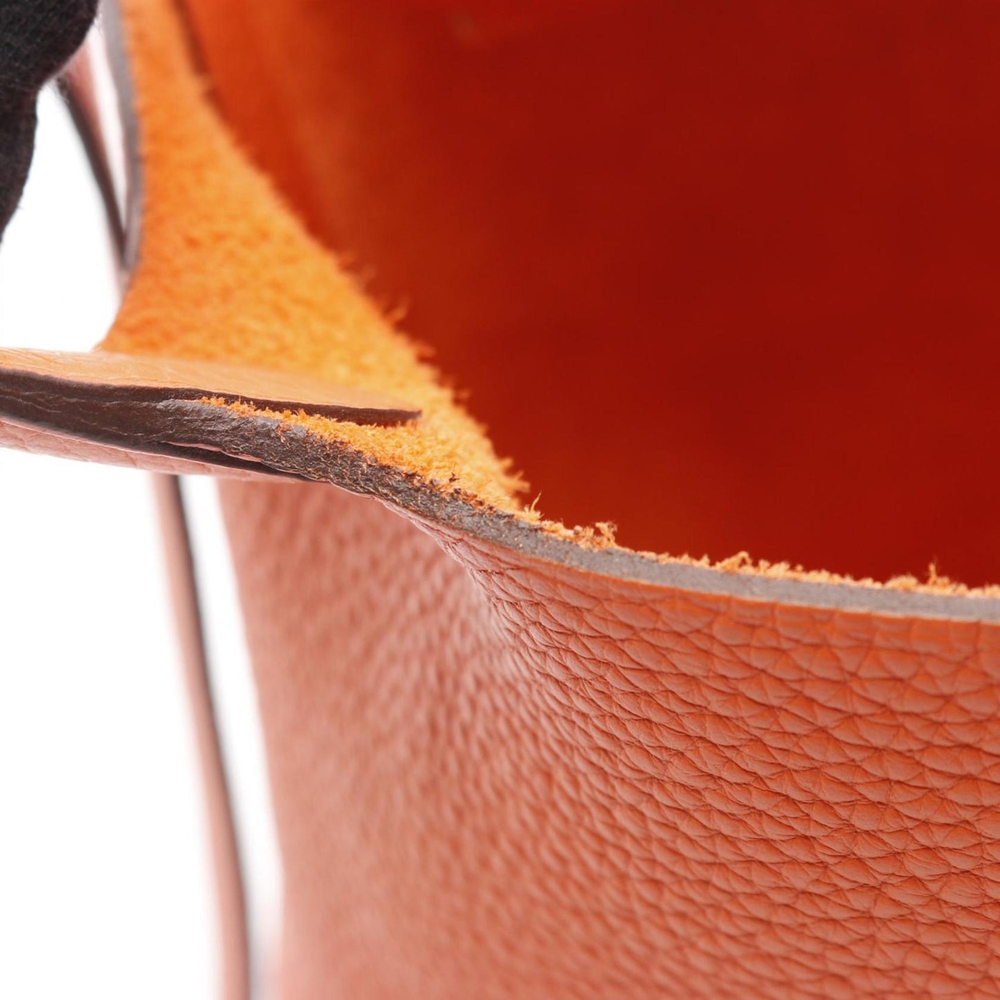 Hermès Orange Leather Picotin Lock