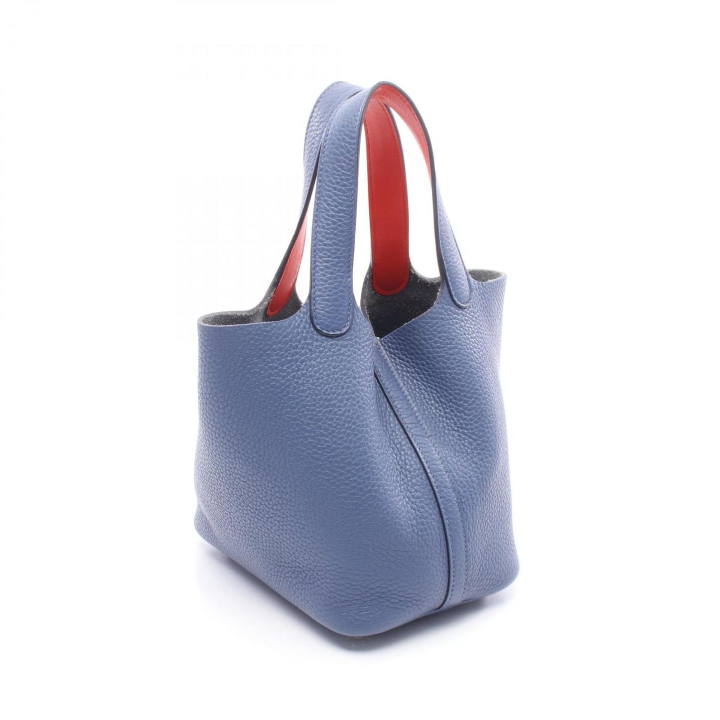 Hermès Blue Leather Picotin Lock