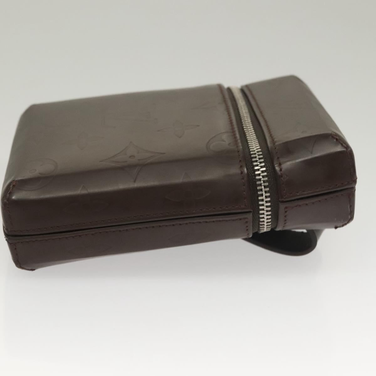 Louis Vuitton Brown Patent Leather Ray