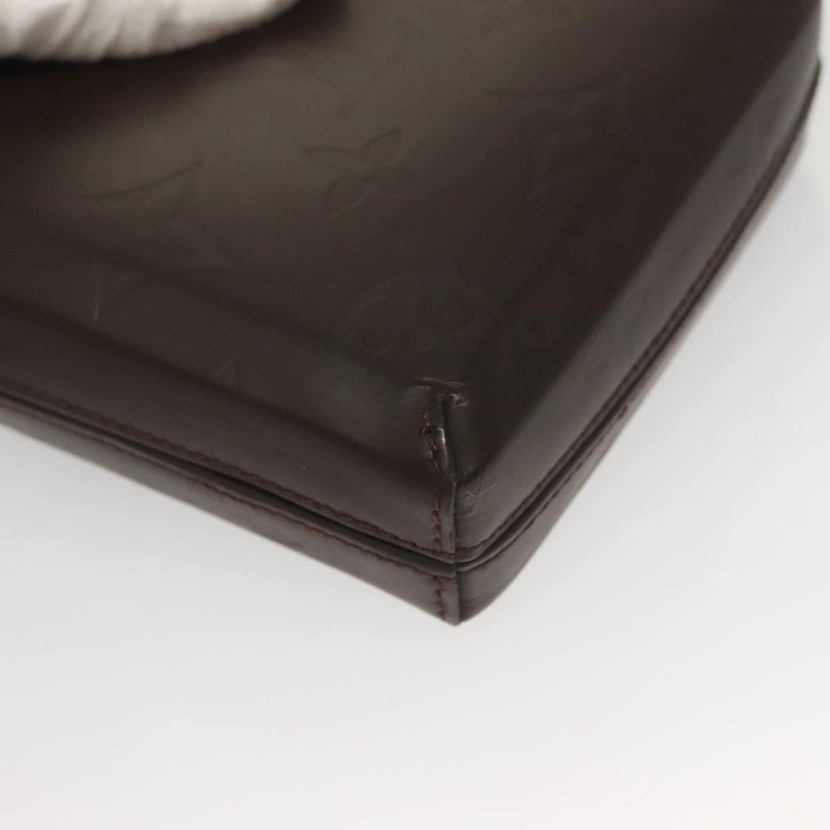 Louis Vuitton Brown Patent Leather Ray