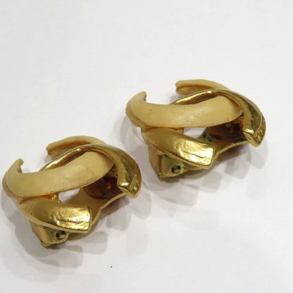 Chanel Gold Gold Plated Coco Mark