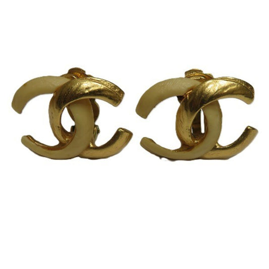 Chanel Gold Gold Plated Coco Mark