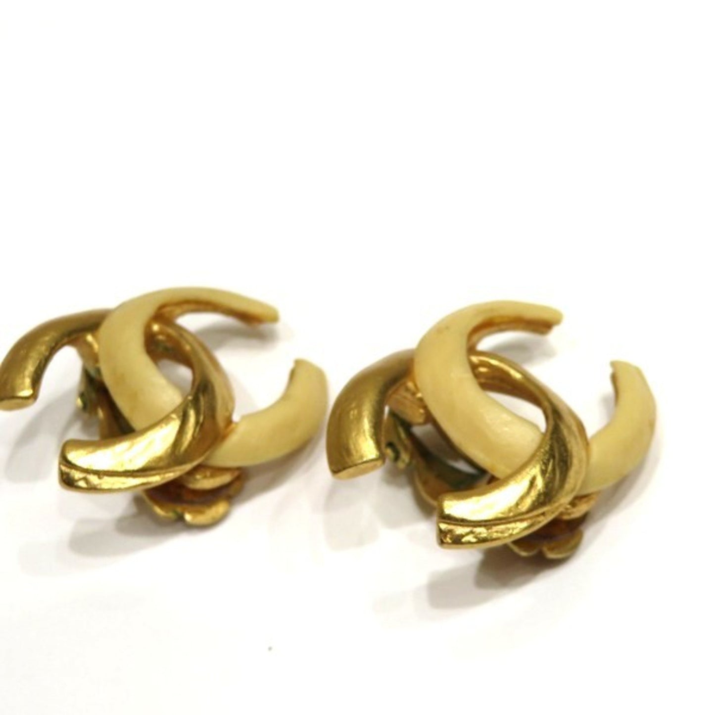 Chanel Gold Gold Plated Coco Mark