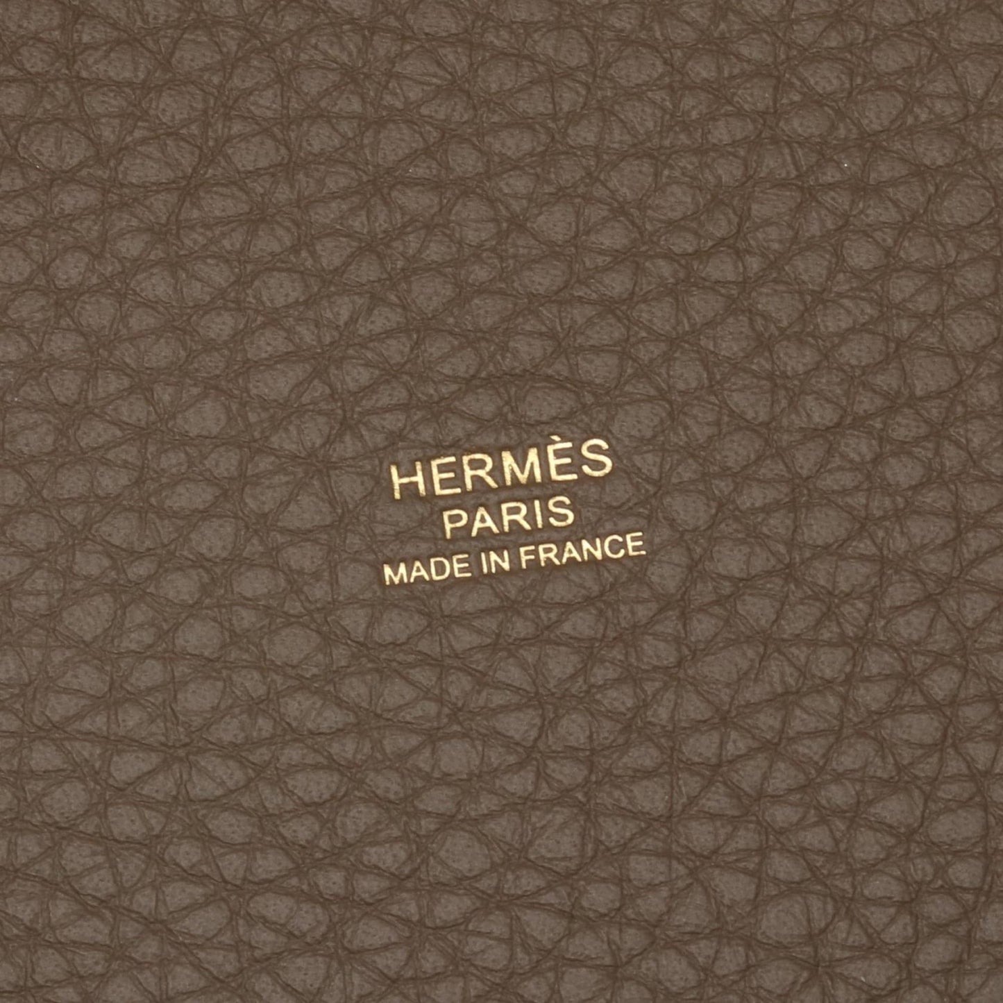 Hermès Brown Leather Picotin Lock