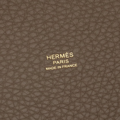 Hermès Brown Leather Picotin Lock