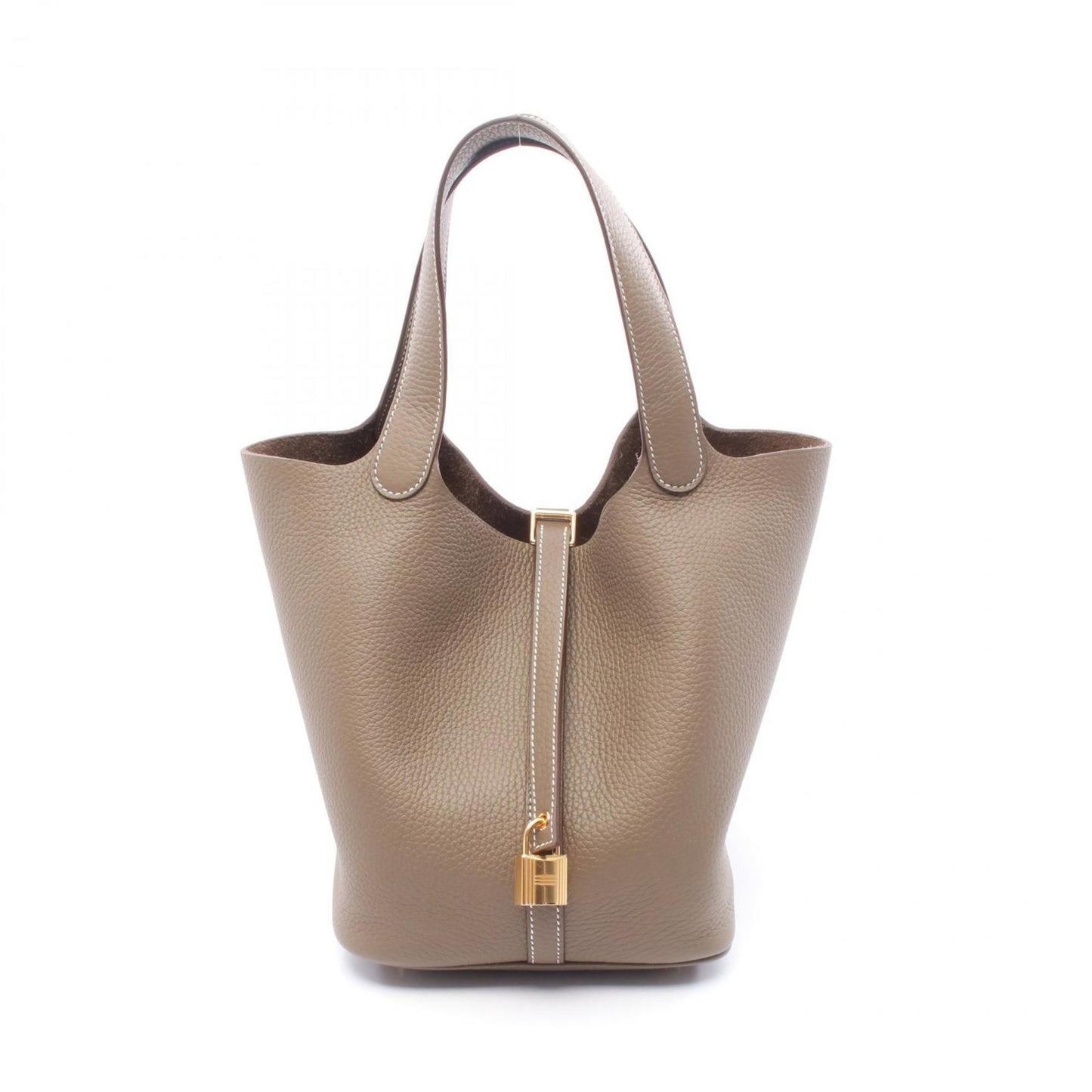 Hermès Brown Leather Picotin Lock