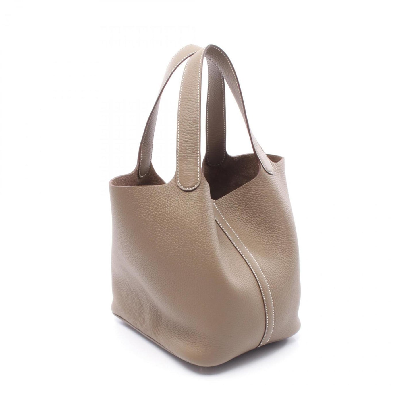 Hermès Brown Leather Picotin Lock