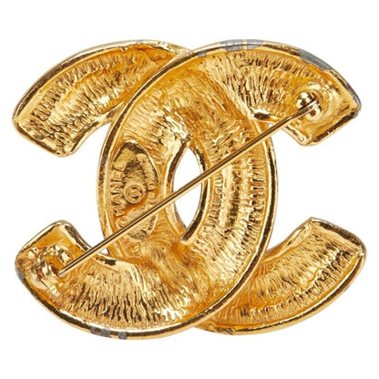 Chanel Gold Gold Plated Coco Mark