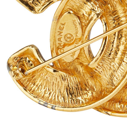 Chanel Gold Gold Plated Coco Mark
