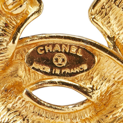 Chanel Gold Gold Plated Coco Mark