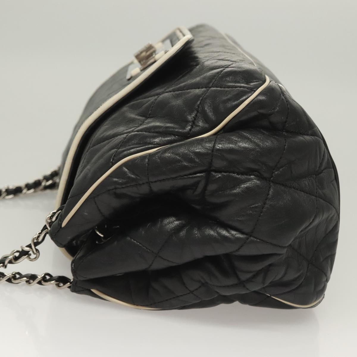 Chanel Black Leather Mademoiselle