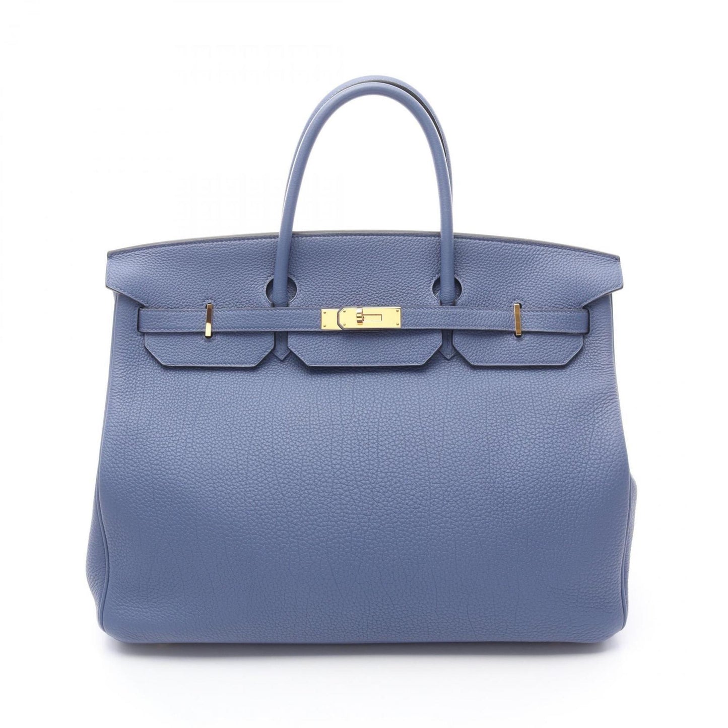 Hermès Blue Leather Birkin 40