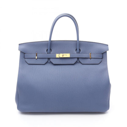 Hermès Blue Leather Birkin 40