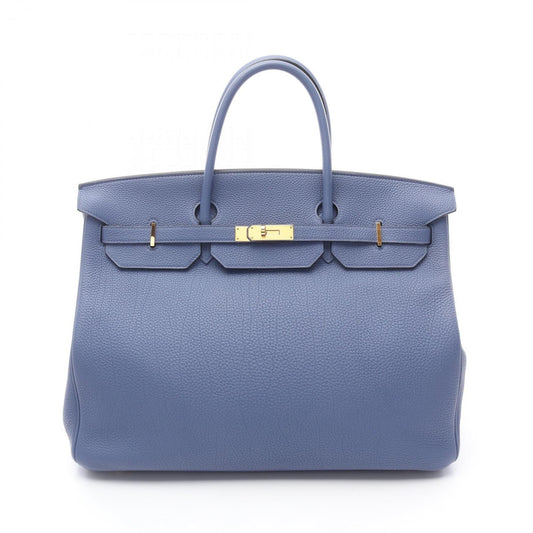 Hermès Blue Leather Birkin 40
