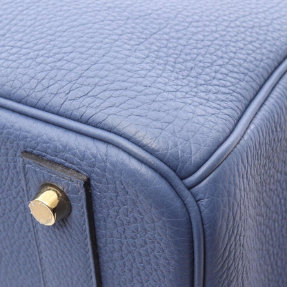 Hermès Blue Leather Birkin 40
