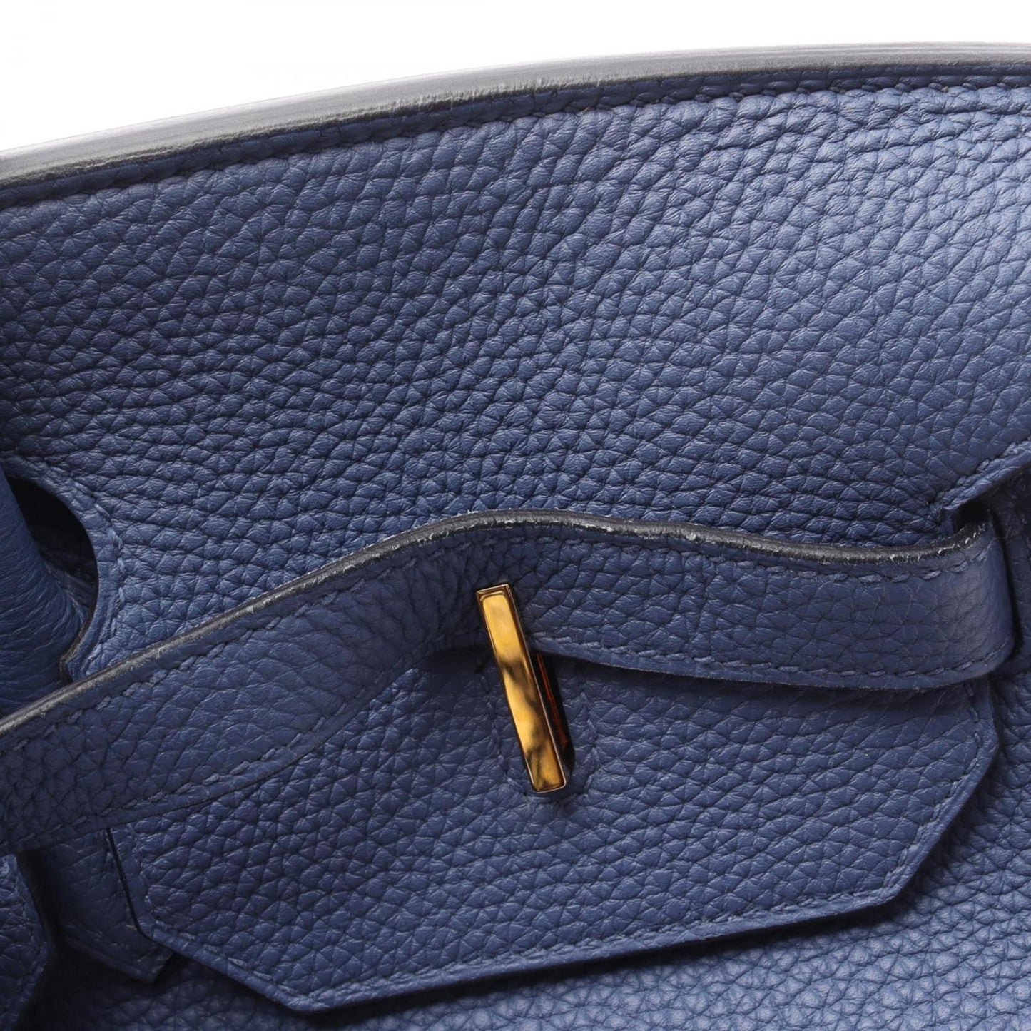 Hermès Blue Leather Birkin 40