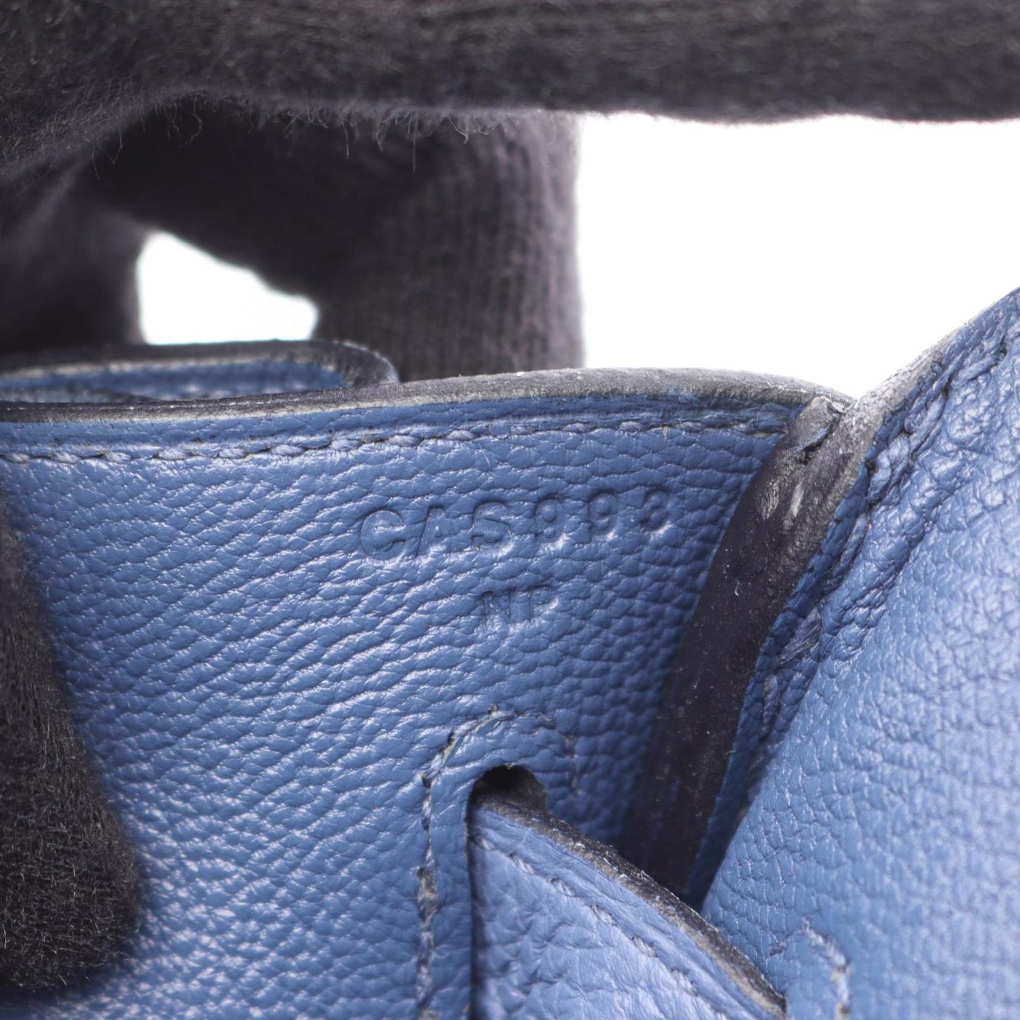 Hermès Blue Leather Birkin 40