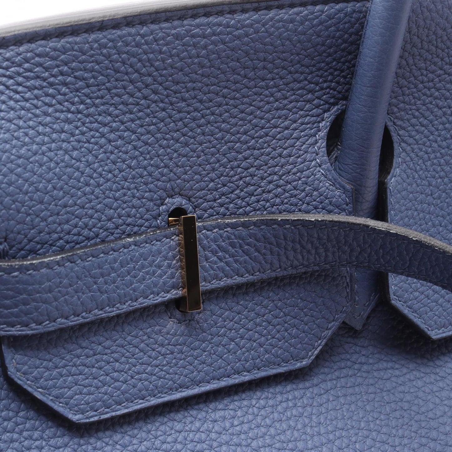 Hermès Blue Leather Birkin 40