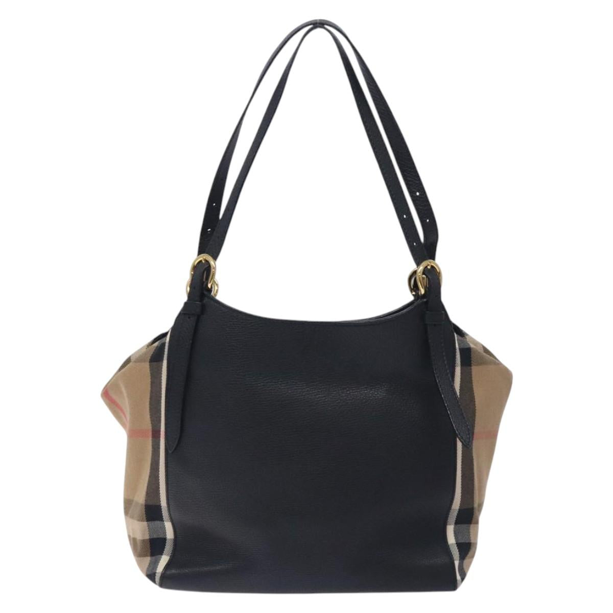 Burberry Black Canvas Canterbury