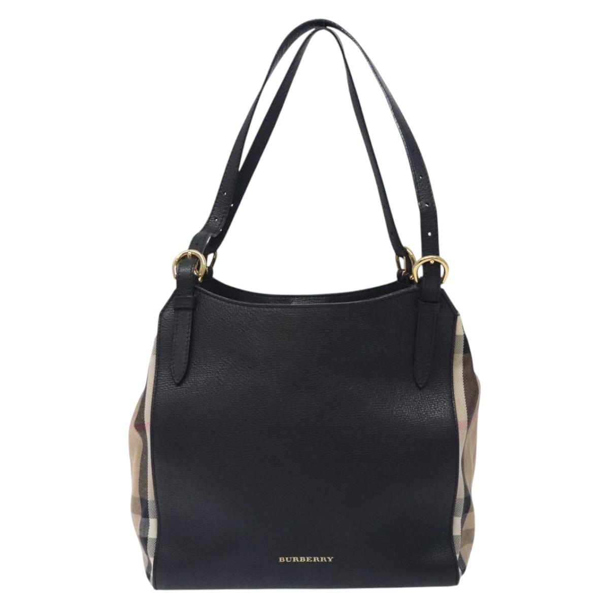 Burberry Black Canvas Canterbury