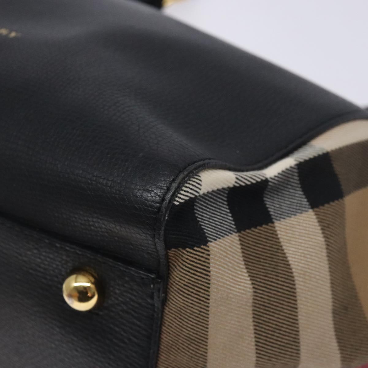 Burberry Black Canvas Canterbury